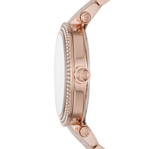 Michael Kors Ladies Parker Rose Gold/White Stainless Watch - MK5781 - Image 2